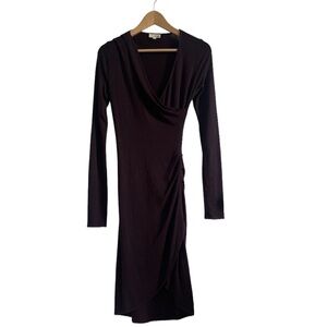 Aritzia Wilfred Free Long Sleeve Midi Dress